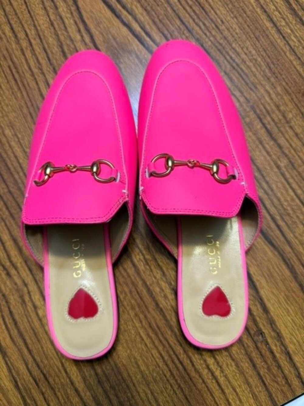 Gucci Hot Pink Mules